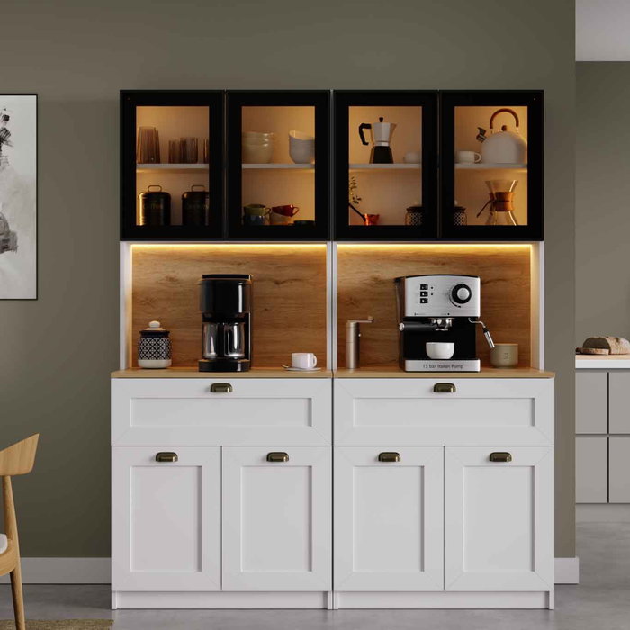 Hanah Home Nero Twin 1600-226 Coffee Stand Blanco